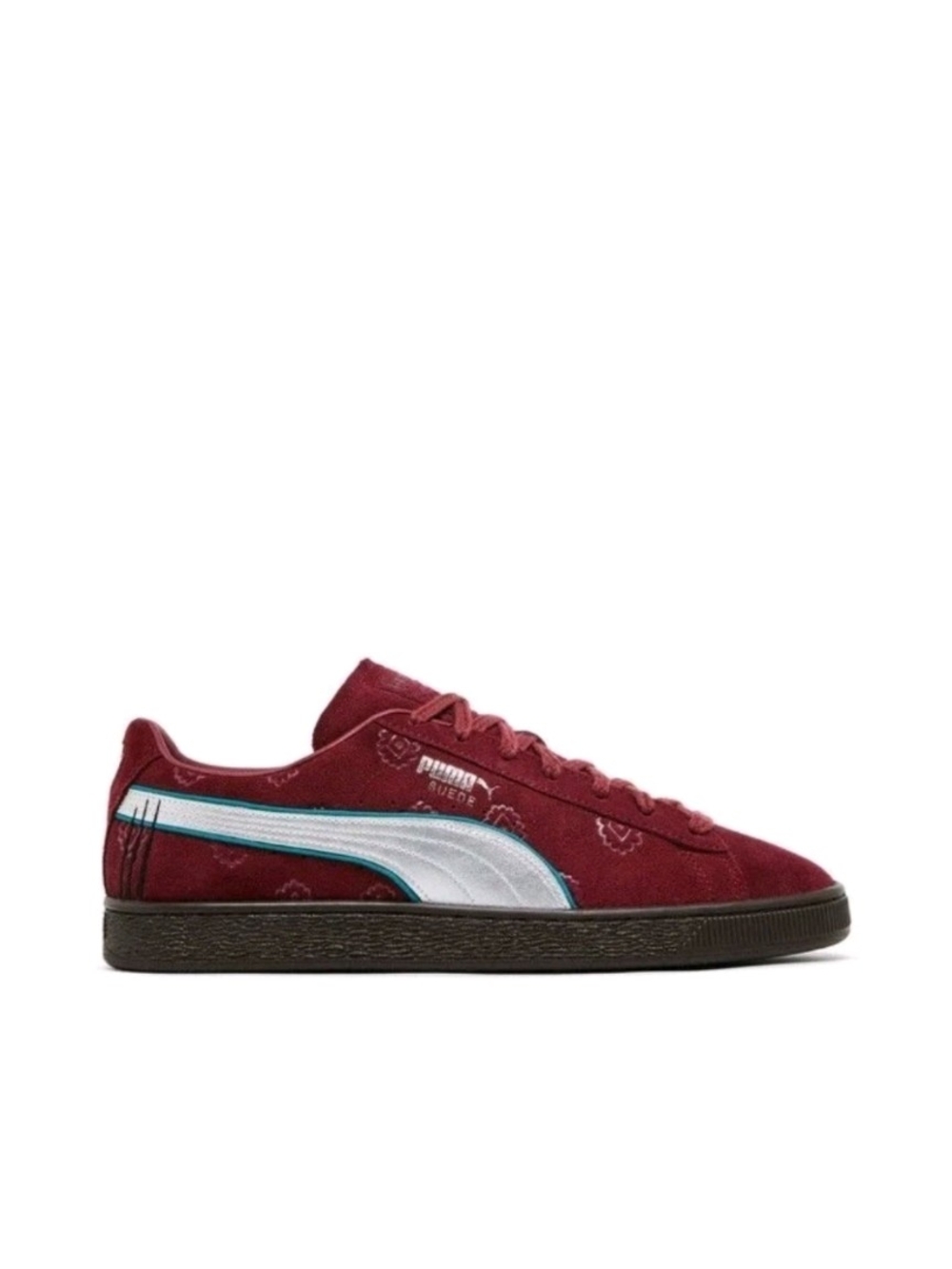 PUMA x ONE PIECE Red-Haired Shanks Suede Sneaker Red Silver Men's 11 396521-01
